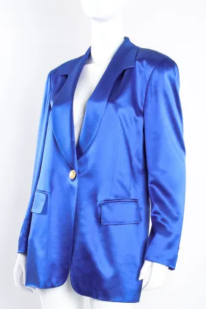 Royal Satin Boyfriend Jacket