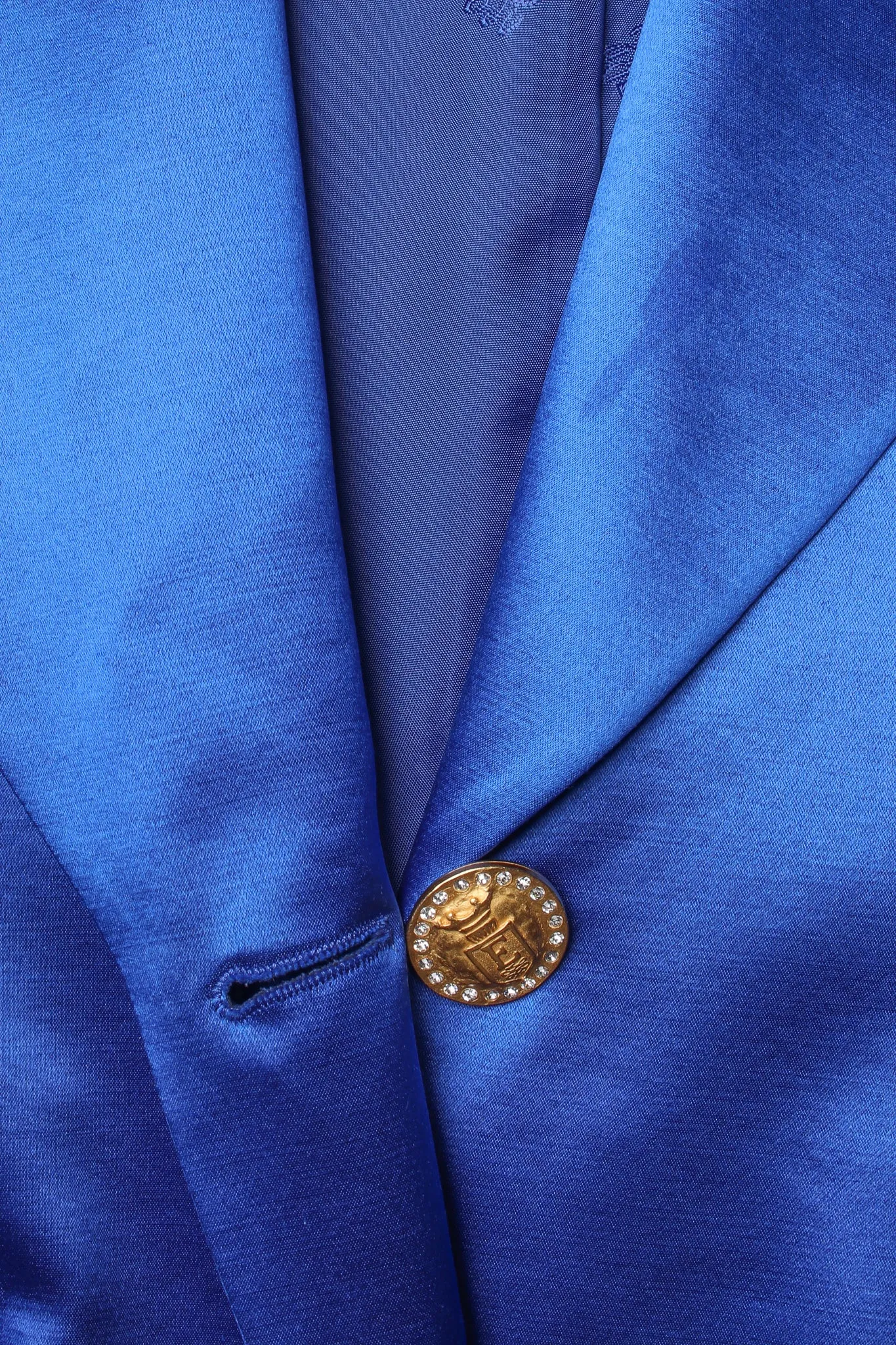 Royal Satin Boyfriend Jacket