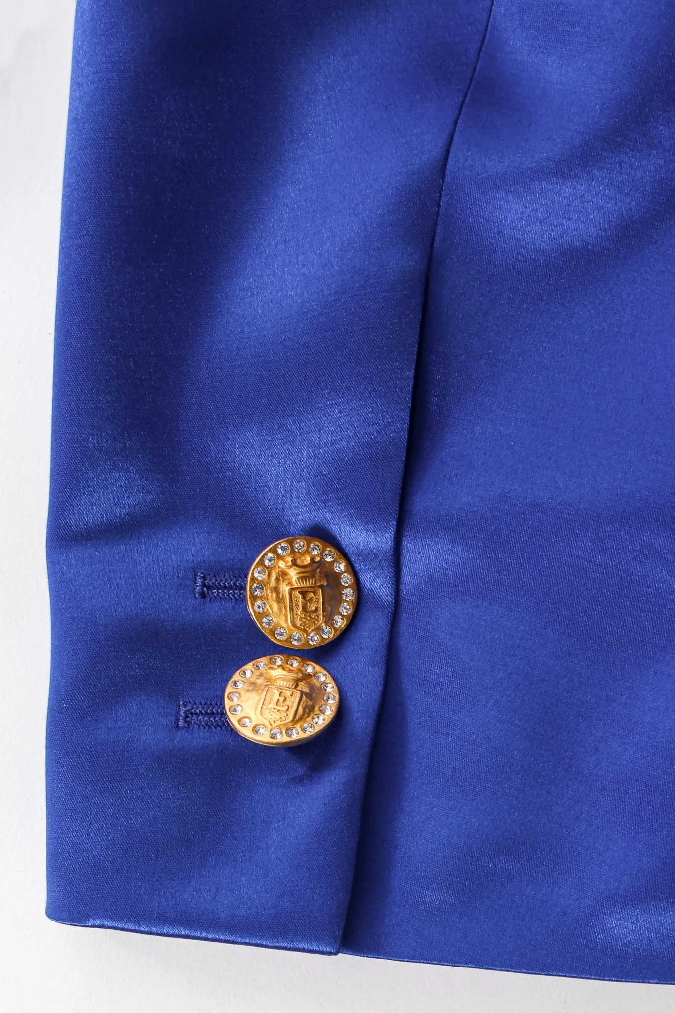 Royal Satin Boyfriend Jacket