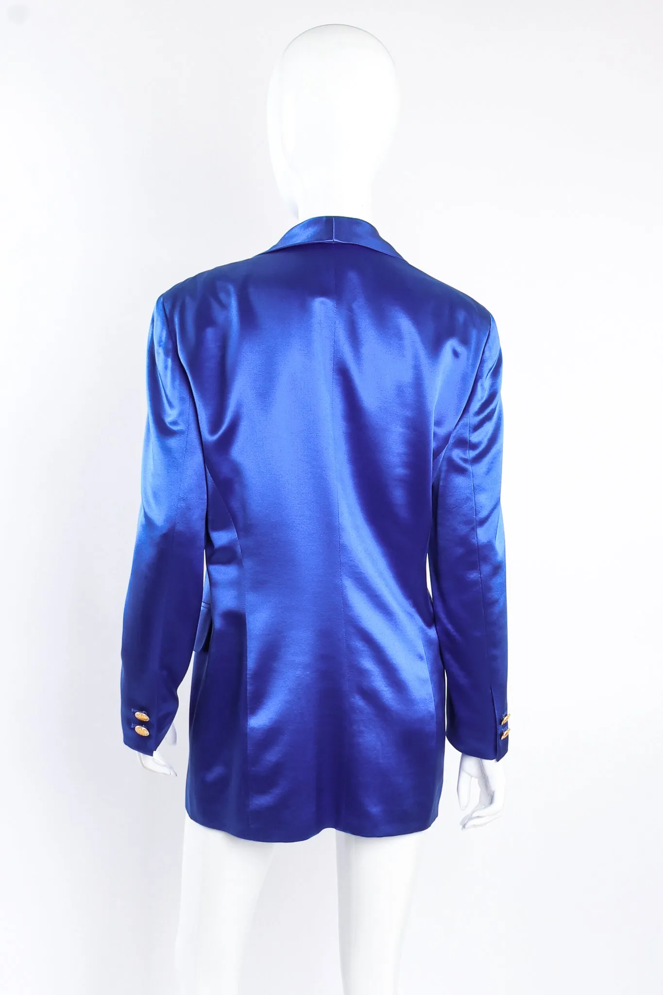 Royal Satin Boyfriend Jacket
