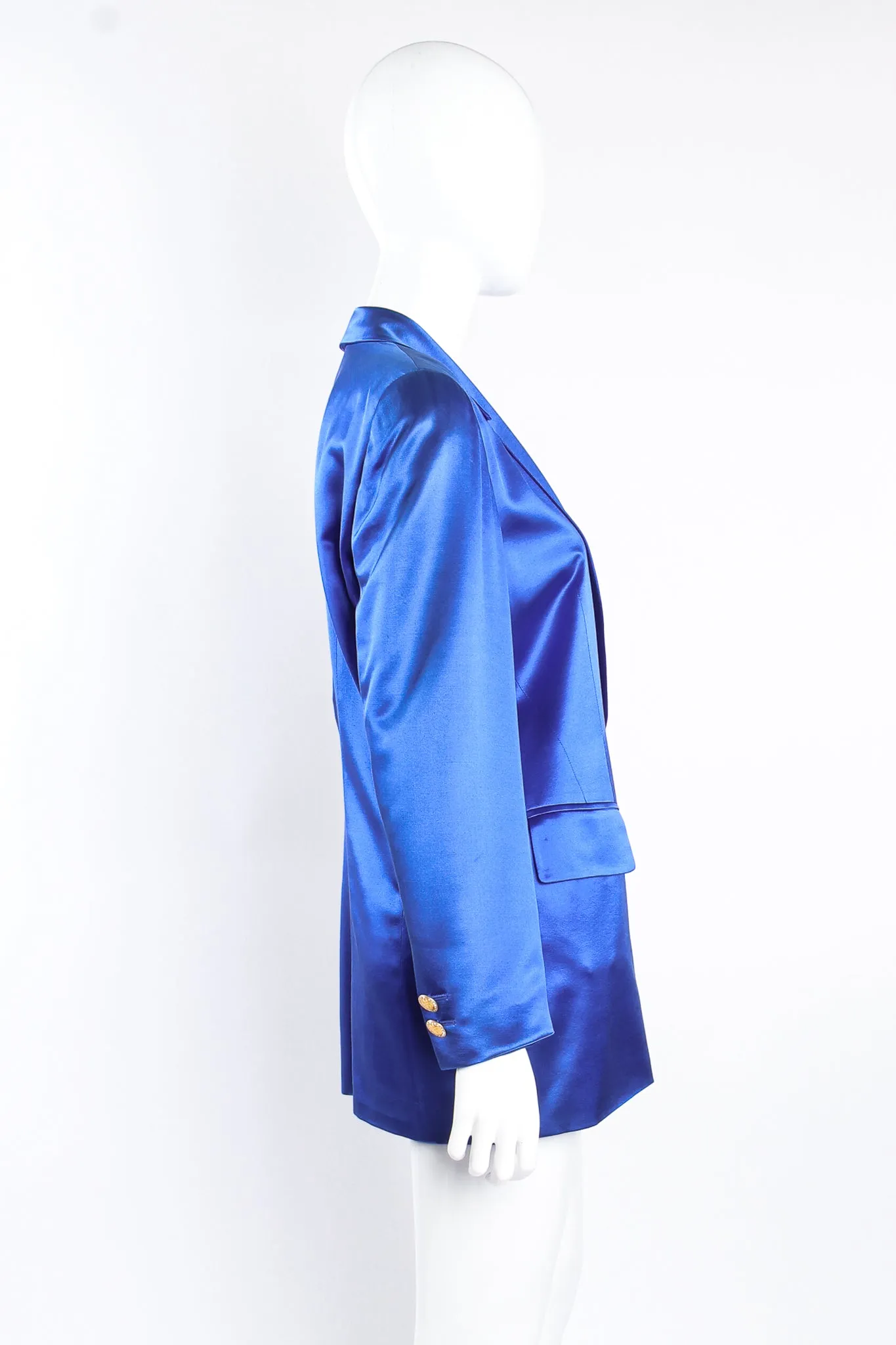 Royal Satin Boyfriend Jacket