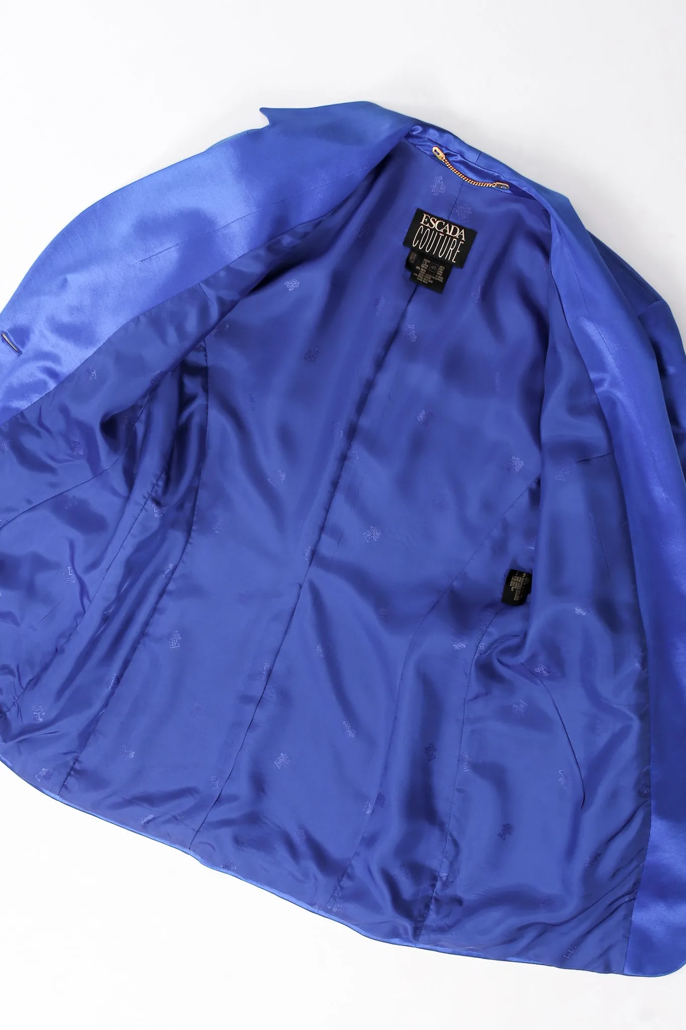 Royal Satin Boyfriend Jacket