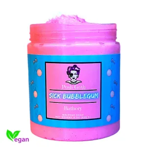 SICK BUBBLEGUM Bathory Whip™ Whipped Gothic Soap from Posh Goth 8 oz