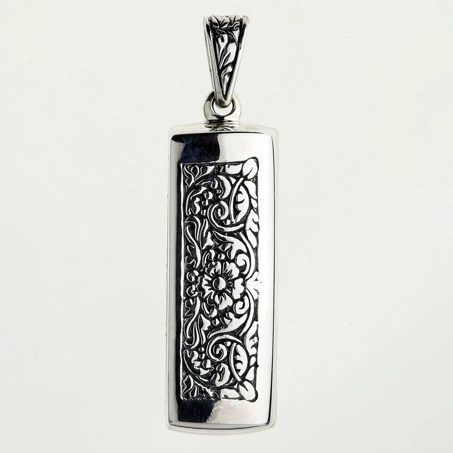 Silver Rasta Lion Harmonica Pendant Necklace