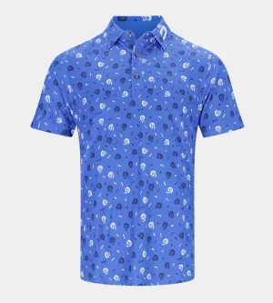 SKULLZ 2.0 POLO - BLUE