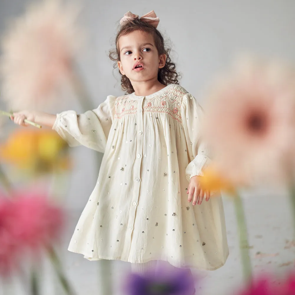 Solene Dress | Cream