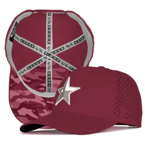 Special Edition Performance Snapback | Texas Military Camo | Maroon PreOrder