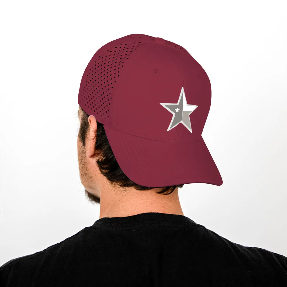 Special Edition Performance Snapback | Texas Military Camo | Maroon PreOrder