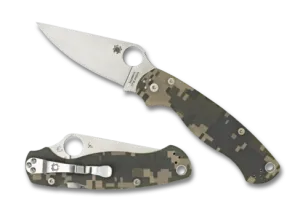 Spyderco Para Military 2 G-10 Digital Camo C81GCMO2