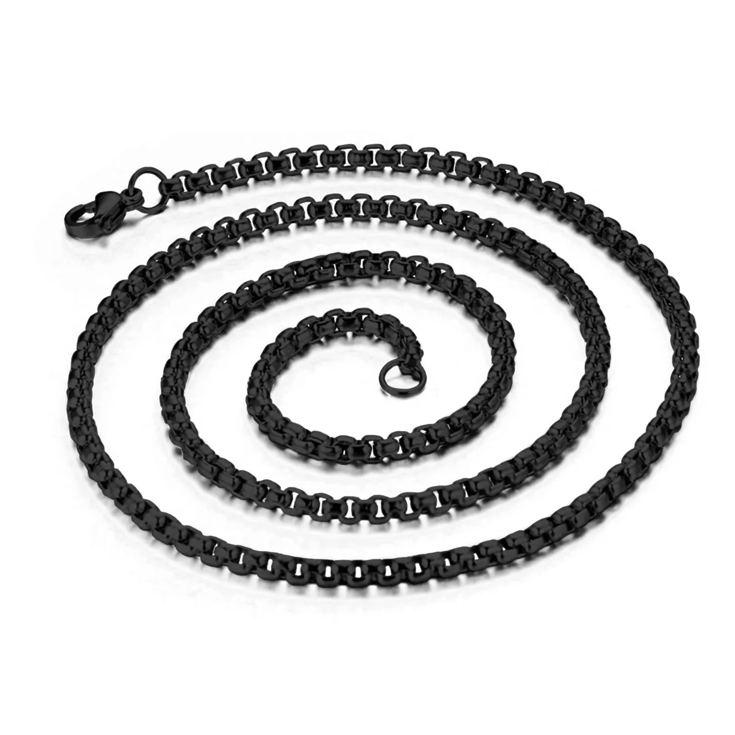 Stainless Steel Royal Crest Alphabet Letter O initial Round Medallion Pendant