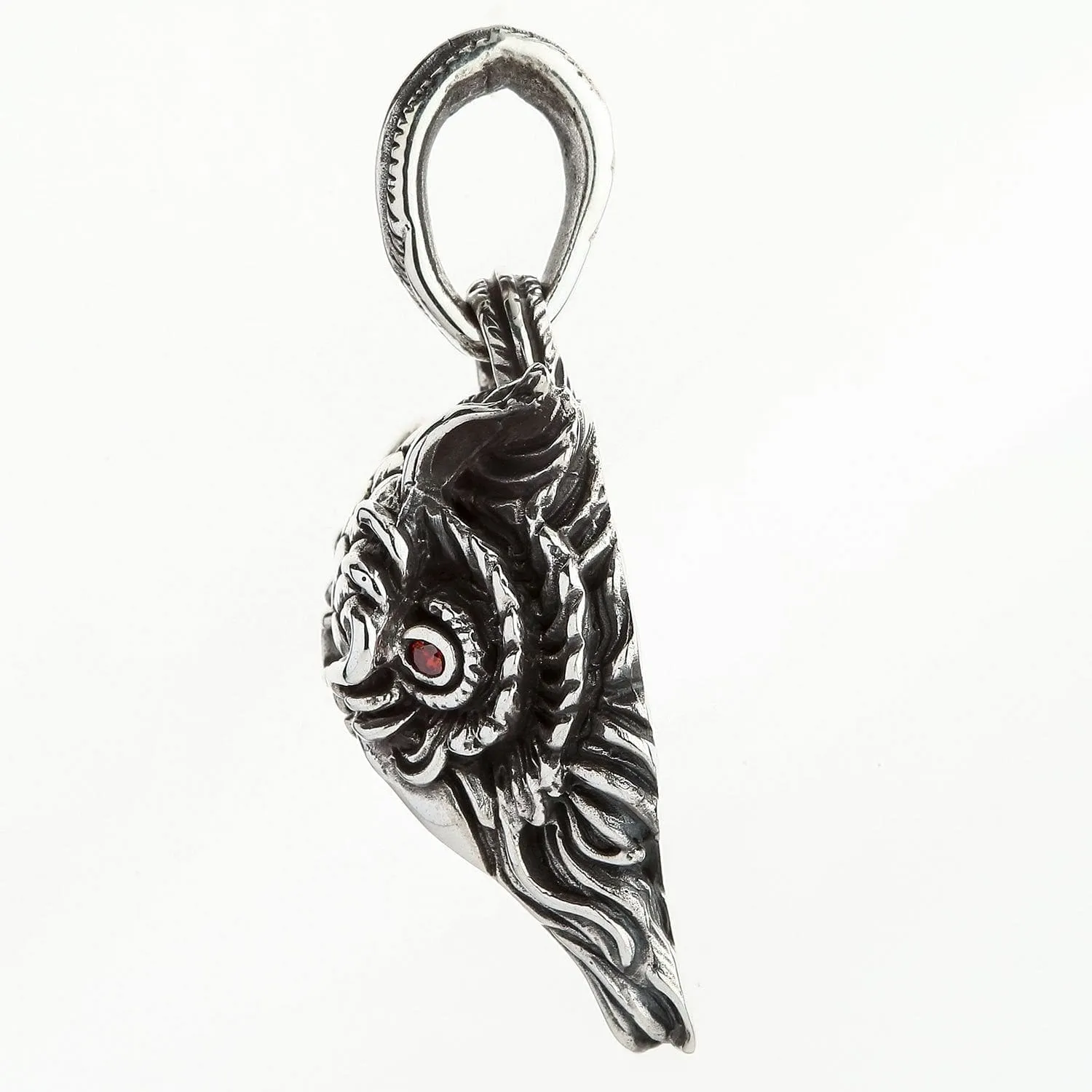 Sterling Silver Owl Pendant Necklace