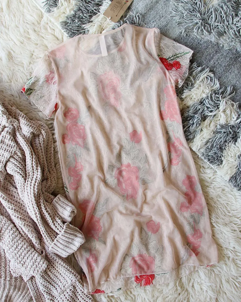 Sugared Rose Layering Tunic