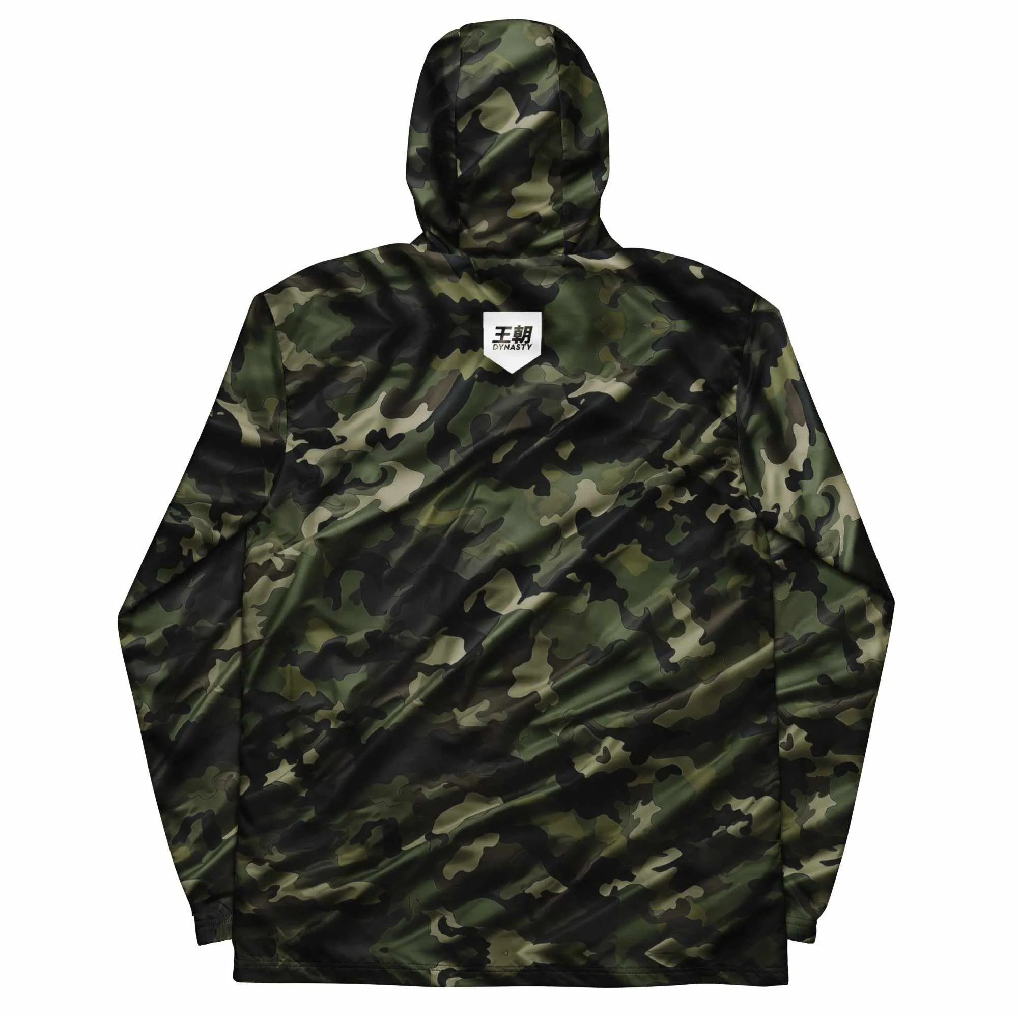 Tactical Camouflage Windbreaker Jacket (Military Green Woodland)