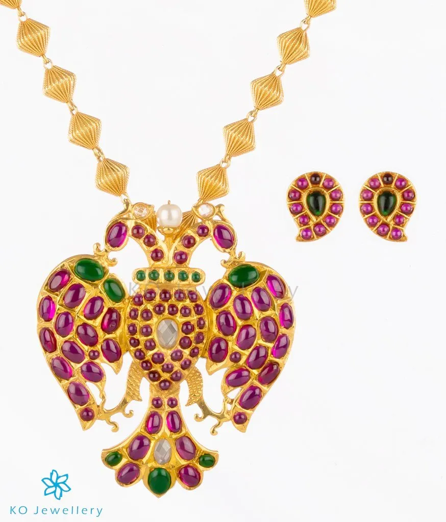 The Niyathi Gandaberunda Silver Necklace