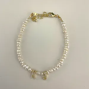 The Pearl Initial Bracelet