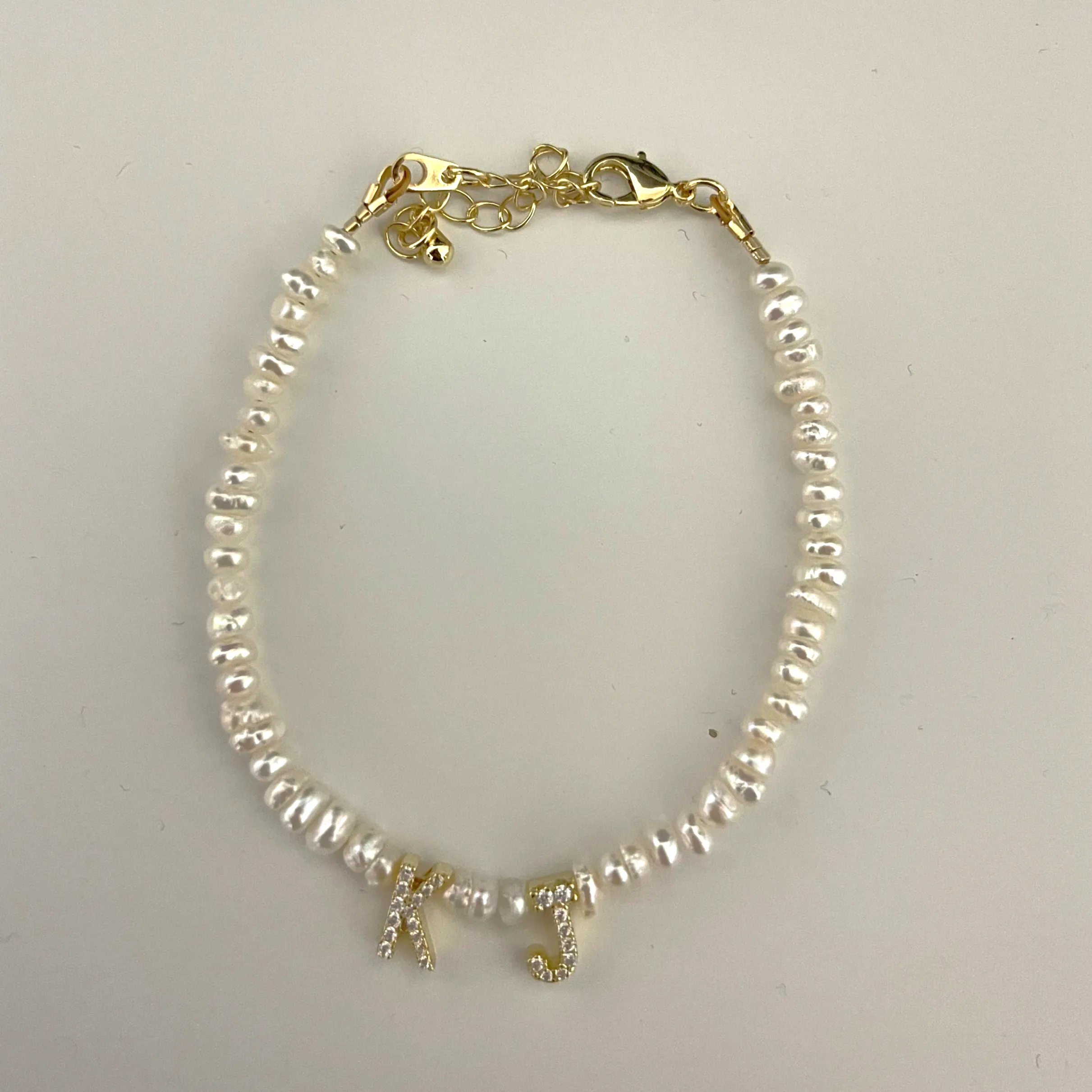 The Pearl Initial Bracelet