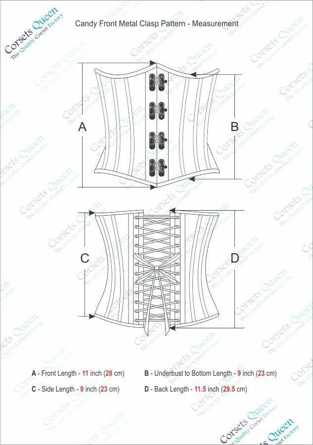 Thompson Brocade Underbust Corset