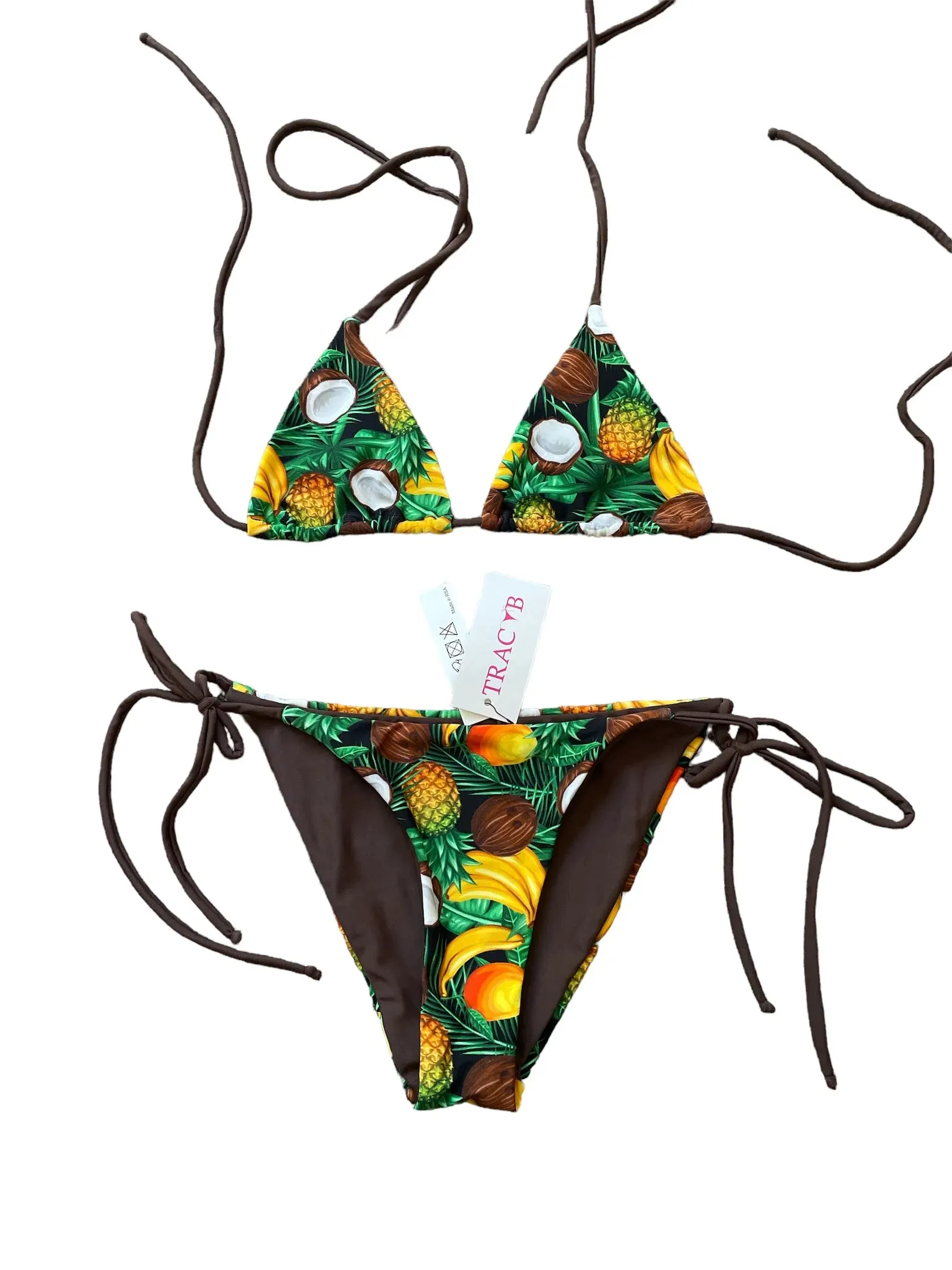 TracyB String Tropical Bikini Set