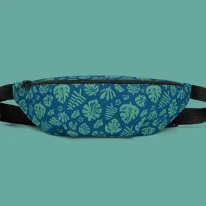 Tropical Block Print Fanny Pack