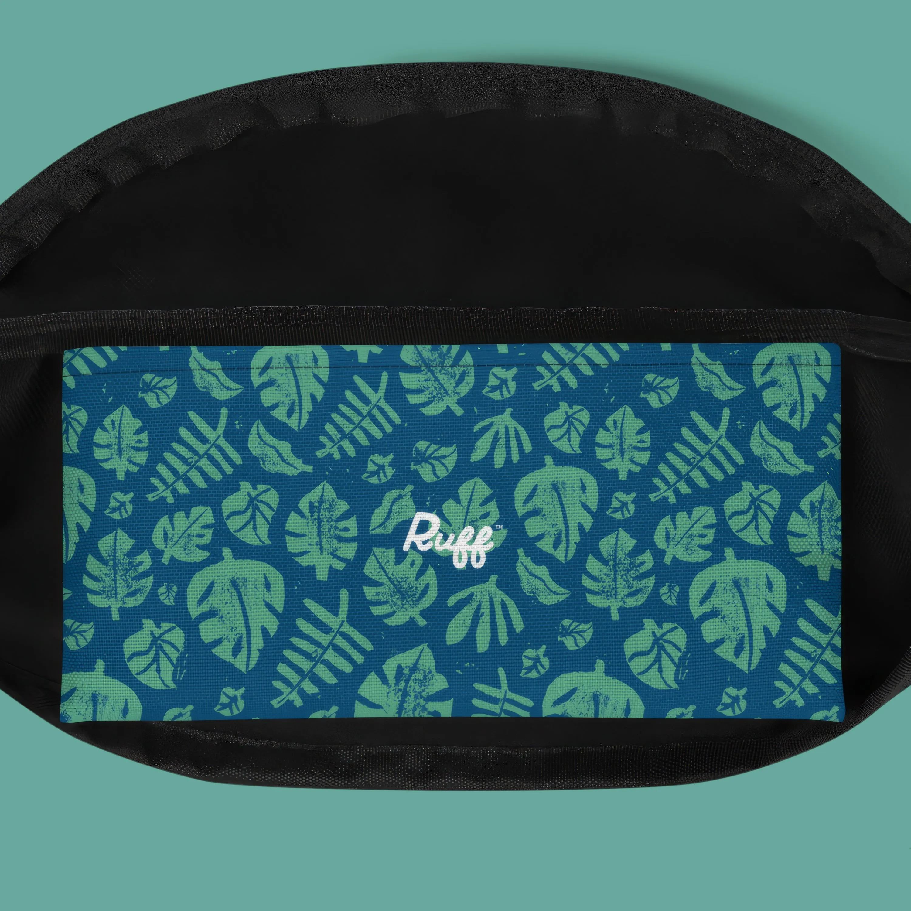Tropical Block Print Fanny Pack