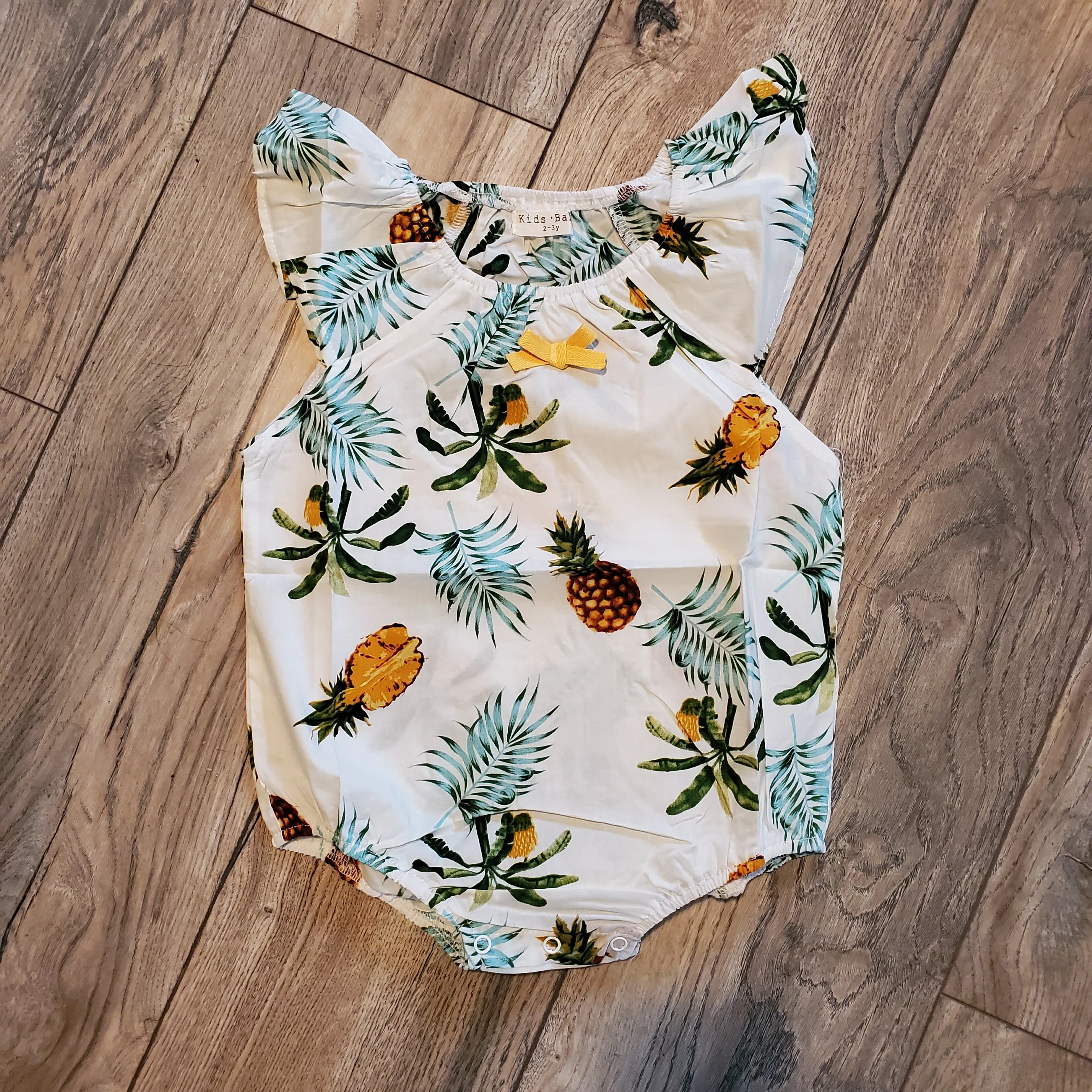 Tropical Ruffle Romper (Littles)
