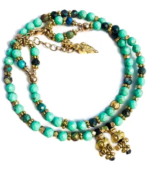 Turquoise Vibrational Love Wrap Bracelet