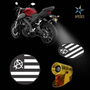 US Anarchy Motorcycle Bike Car LED Projector Light Waterproof