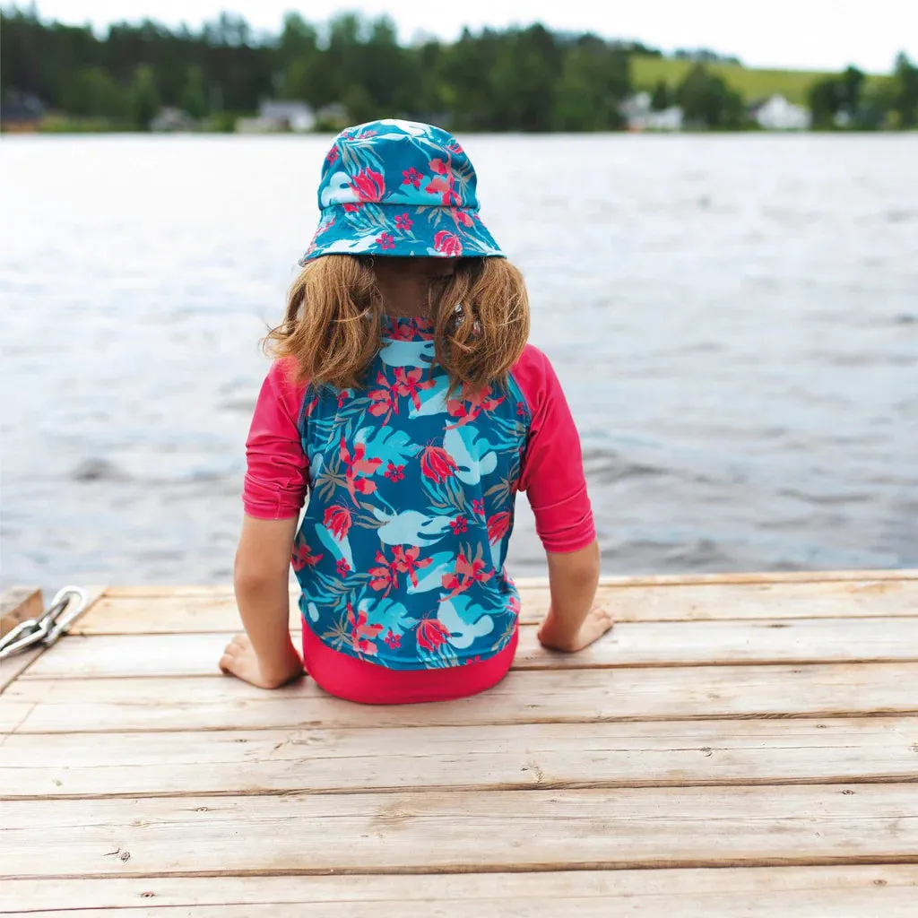 UV 50  Protective Sun Hats - Tropical Print