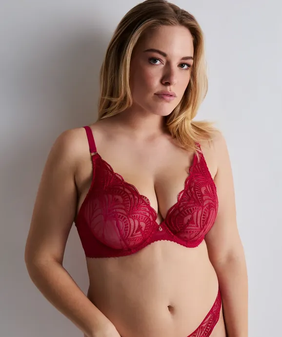 Vibes Underwires Triangle Bra In Love Potion - Aubade