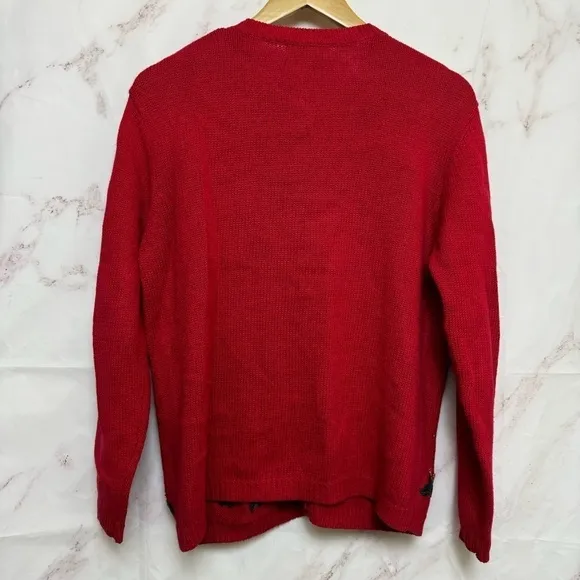 VTG Haband Beaded Christmas Cardigan Sweater - H20