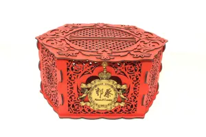 Wedding Card Box Elegant With Lock and Slot, Money Gifts Box Handmade