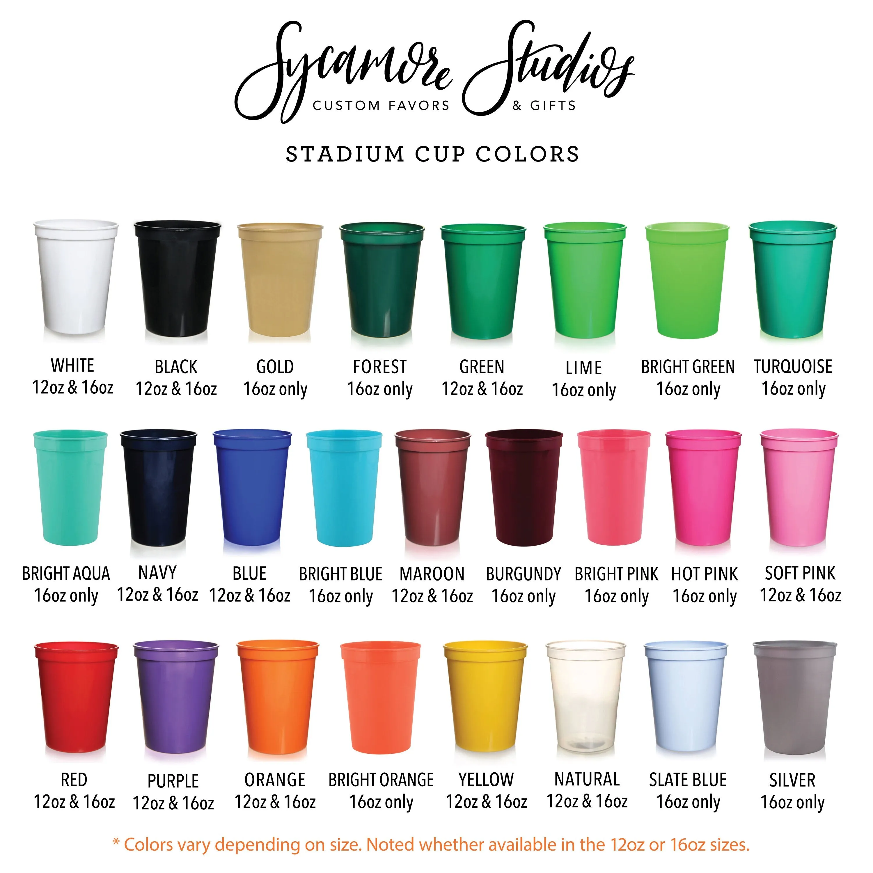 Wedding Crest - Wedding Stadium Cups #70