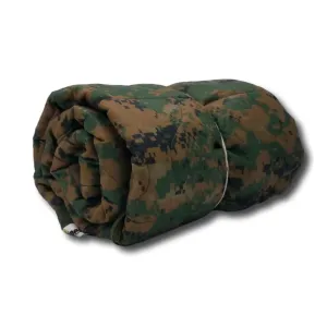 Wee Woobie Weighted Blanket - MARPAT Camo with Coyote Black Heart Stitched to Bottom