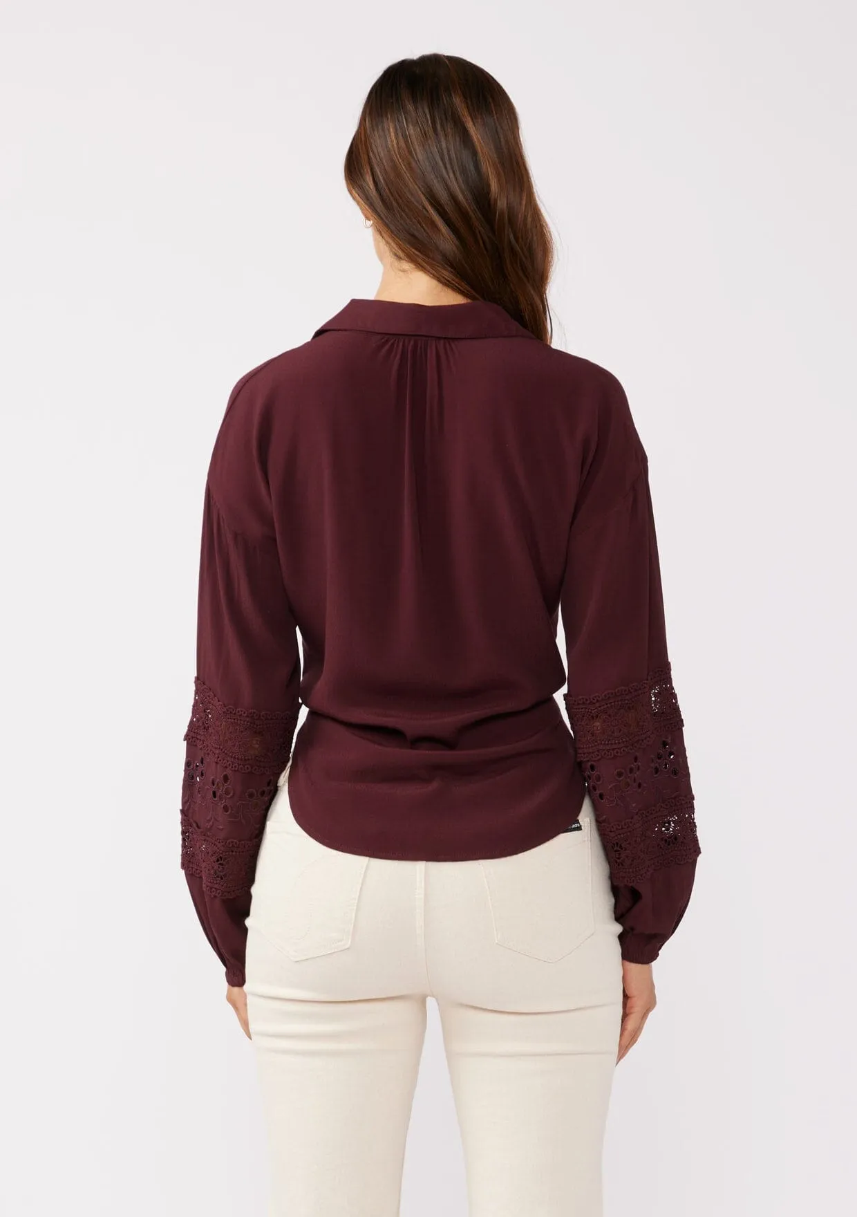 Zen Tie Front Blouse
