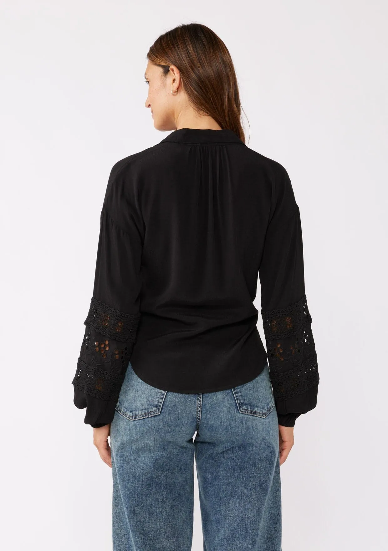 Zen Tie Front Blouse