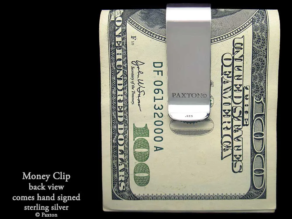 Zombie Head Money Clip Sterling Silver